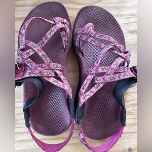 Pink and purple women’s Chaco